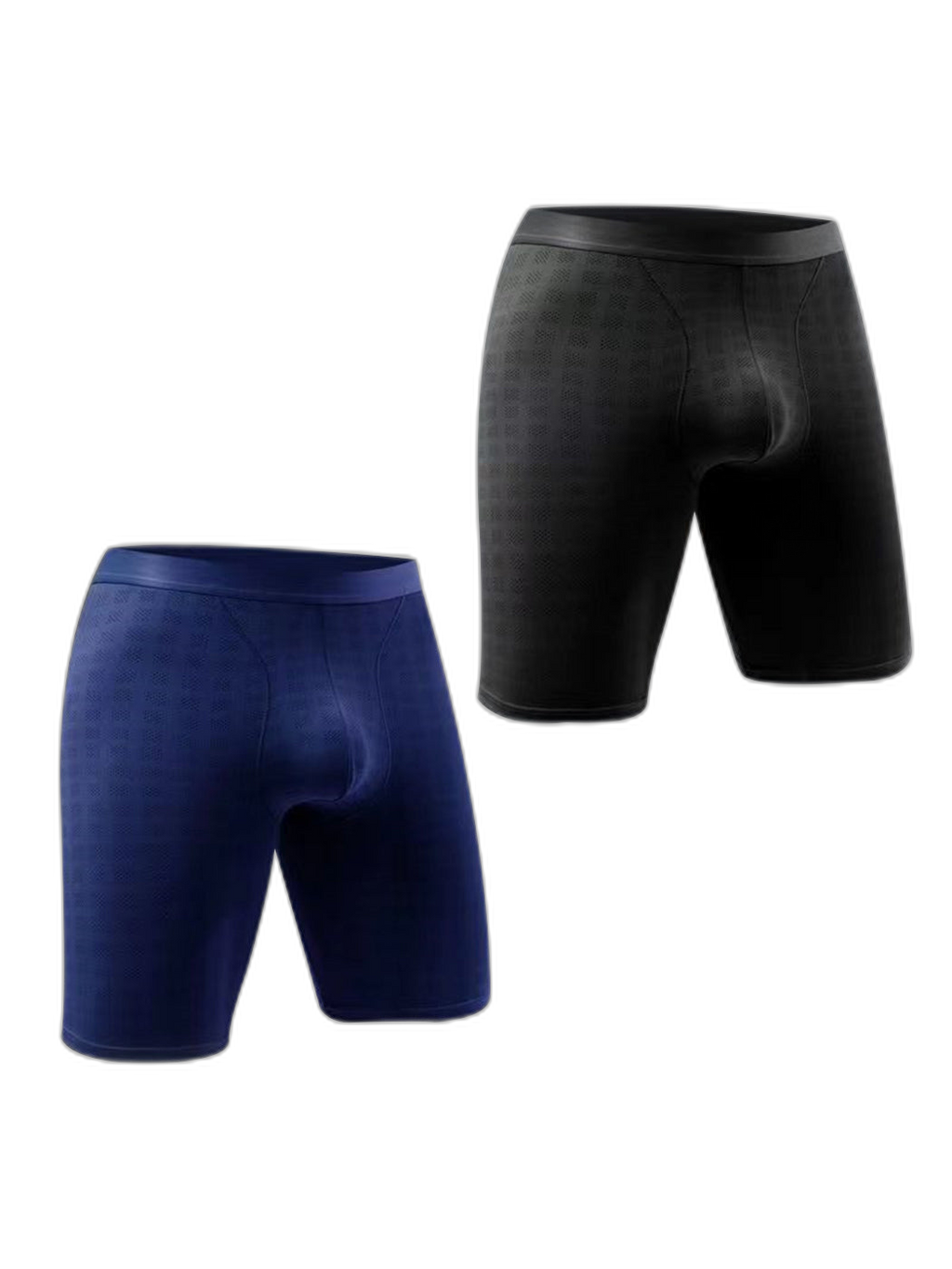 2 Pack Men’s Front Pouch Mesh Boxer Briefs