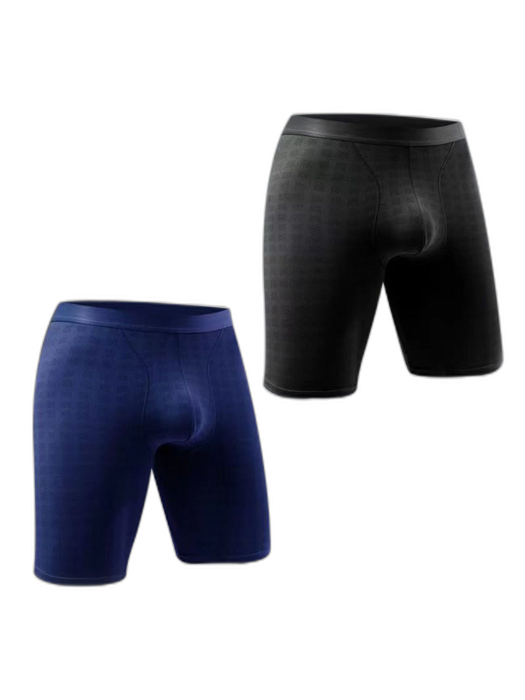 2 Pack Men’s Front Pouch Mesh Boxer Briefs