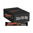 32 x Mars Caramel Nougat & Milk Chocolate Snack Bar Duo 78.8G