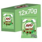 12 x Aero Peppermint Milk Choc Mini Eggs Sharing Bag - 70GM