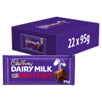 22 x Cadbury Fruit N Nut Bar - 95GM