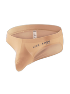 3 Packs of Men's Ice Silk Seamless Convex Pouch Briefs