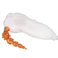Amarok - Wolf Anal Beads - 4 Anal Ball Bump Point Irritating Sex Toy - Wolf Tail Butt Plug