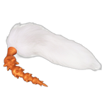 Amarok - Wolf Anal Beads - 4 Anal Ball Bump Point Irritating Sex Toy - Wolf Tail Butt Plug