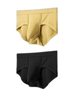 2 Pack Men's Breathable Pouch Separate Modal Briefs