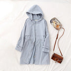 Women's new windbreaker trench coat
