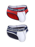 2 Pack Mesh Large Pouch Sports Briefs