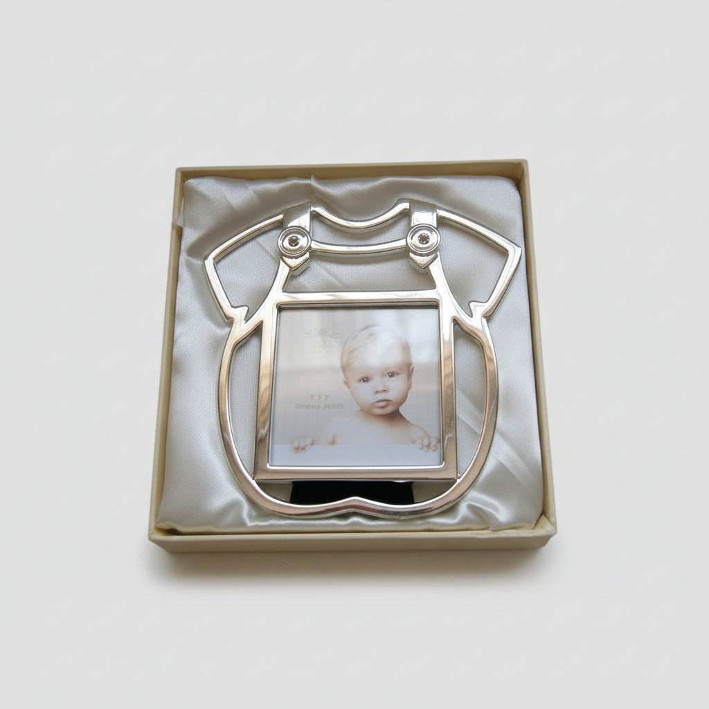 baby my frame silver plated 3x3 novelty design