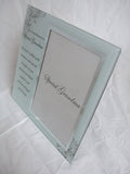 In Loving Memory, Special Grandma Memorial Glass 6"x4" (15x10cms) Photo Frame with Sentimental Verse