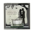Wedding Day A New Life Together Reflections from the Heart Mirrored Tealight