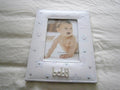 baby photo frame 5x7 neutral hearts stars