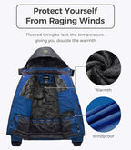 Ski Jacket Winter Coat Waterproof Windproof Outdoor Snowboarding Wantdo