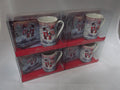 Christmas Snowman fine bone china set includes - mug coaster & tray