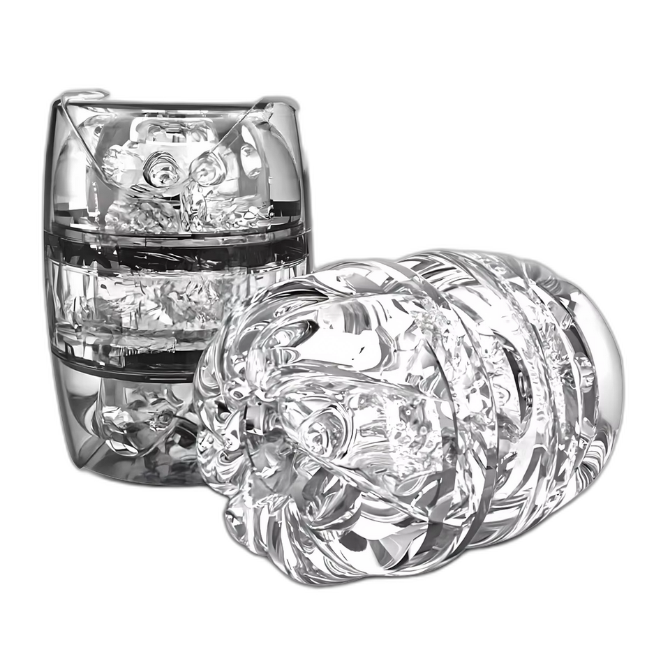 Double End Transparent Masturbator