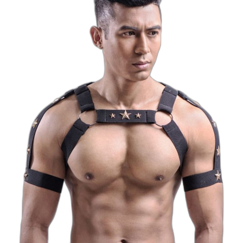 Fluorescent Glow In The Dark Elastic Harness