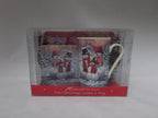 Christmas Snowman fine bone china set includes - mug coaster & tray