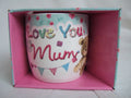 Love You Mum Multi Coloured Cute Teddy Bear Sentimental Mug