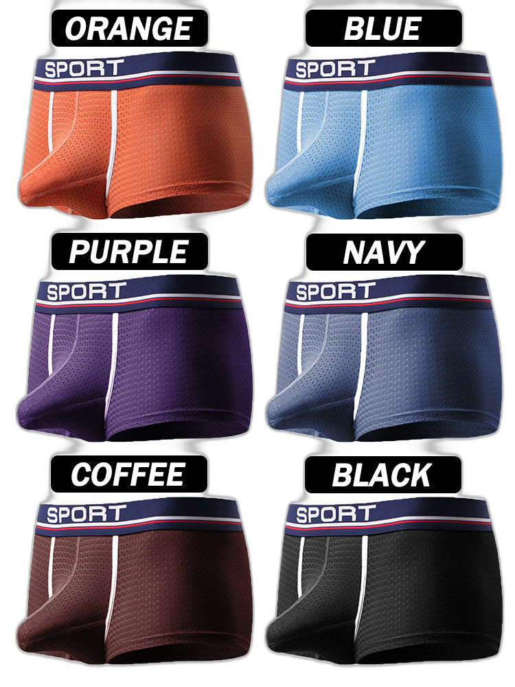 2 Pack Breathable Separate Pouch Boxer Briefs