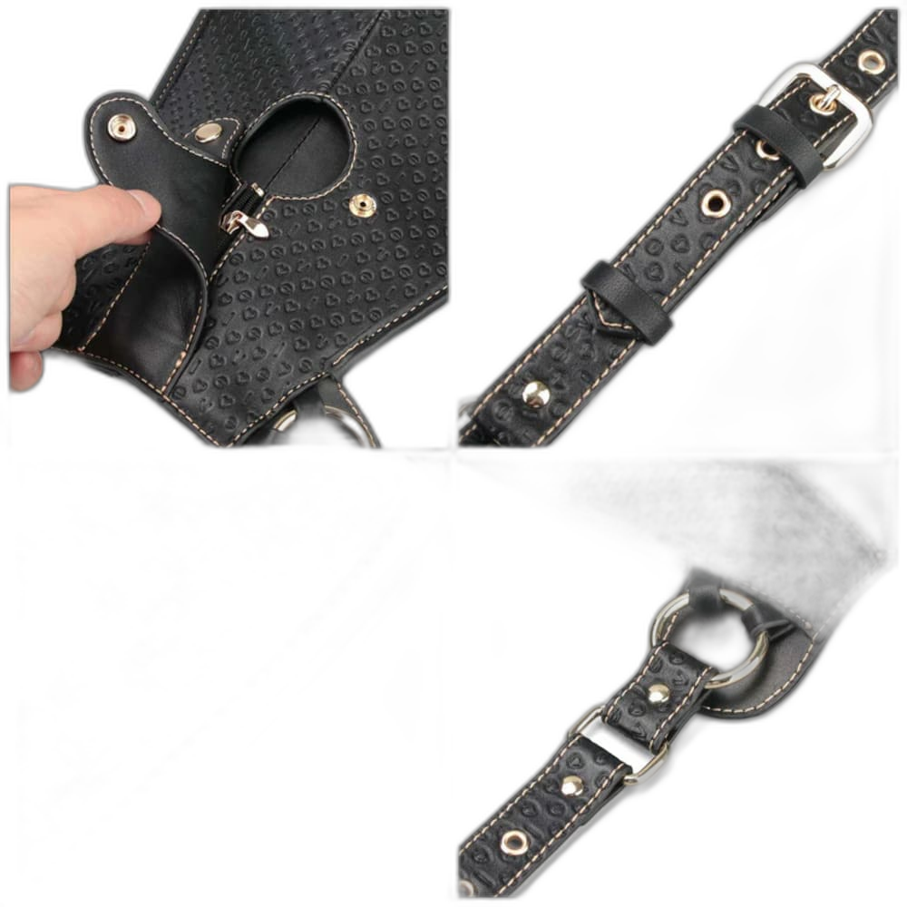 Rebellion Reign - Suction Cup Dildo Mount - Leather Strap On Harness & Versatile Mount