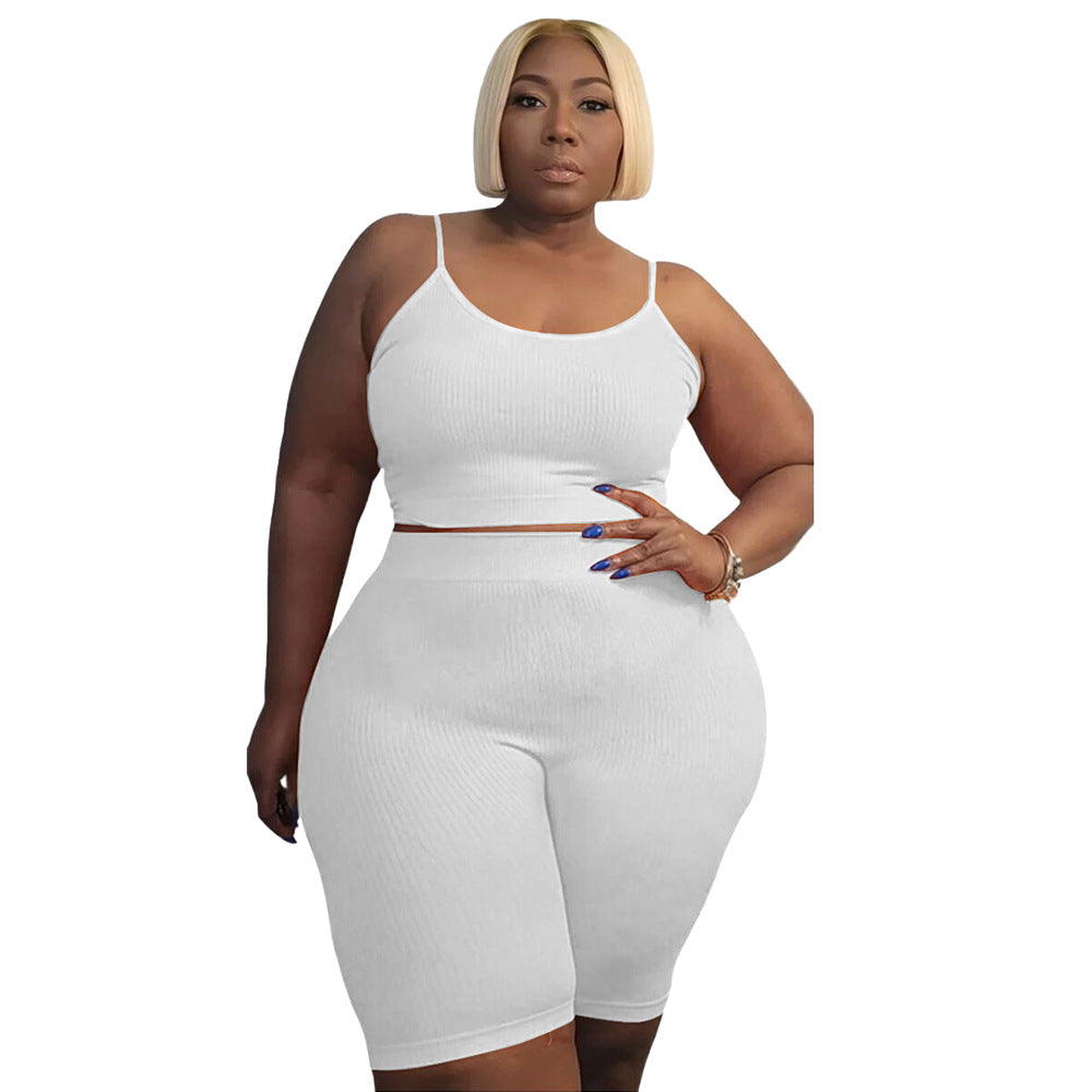 Women's Casual Top And Shorts Set