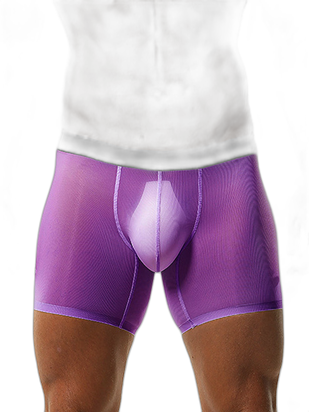 2 Pack Men’s Breathable Athletic Mesh Boxer Briefs