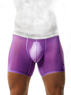 2 Pack Men’s Breathable Athletic Mesh Boxer Briefs