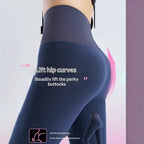 Yoga Pants With Fleece Lining And Brushed White Truffle