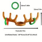 Inflatable Antler Throwing Ring Game, Interactive Game Throwing Ring Christmas Toys, Wedding Games, Team Building Props, Party Supplies