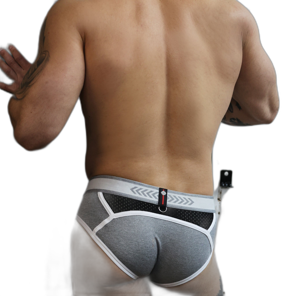 Breedwell Retro Remix Briefs Heather Grey