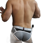 Breedwell Retro Remix Briefs Heather Grey