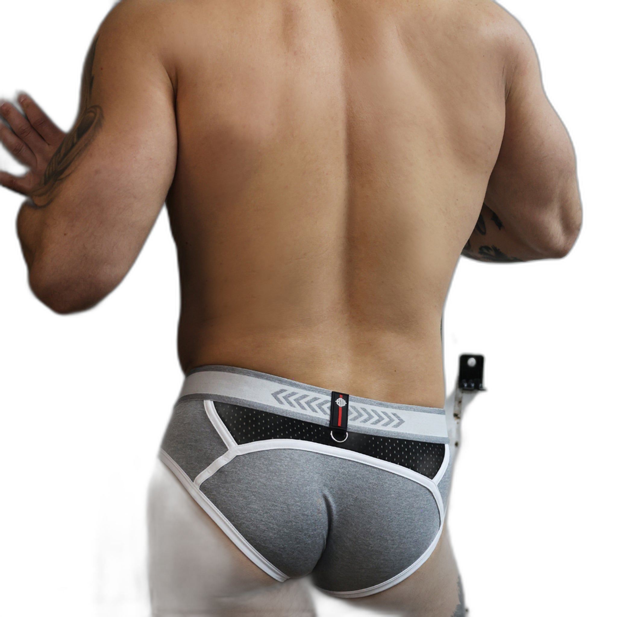 Breedwell Retro Remix Briefs Heather Grey