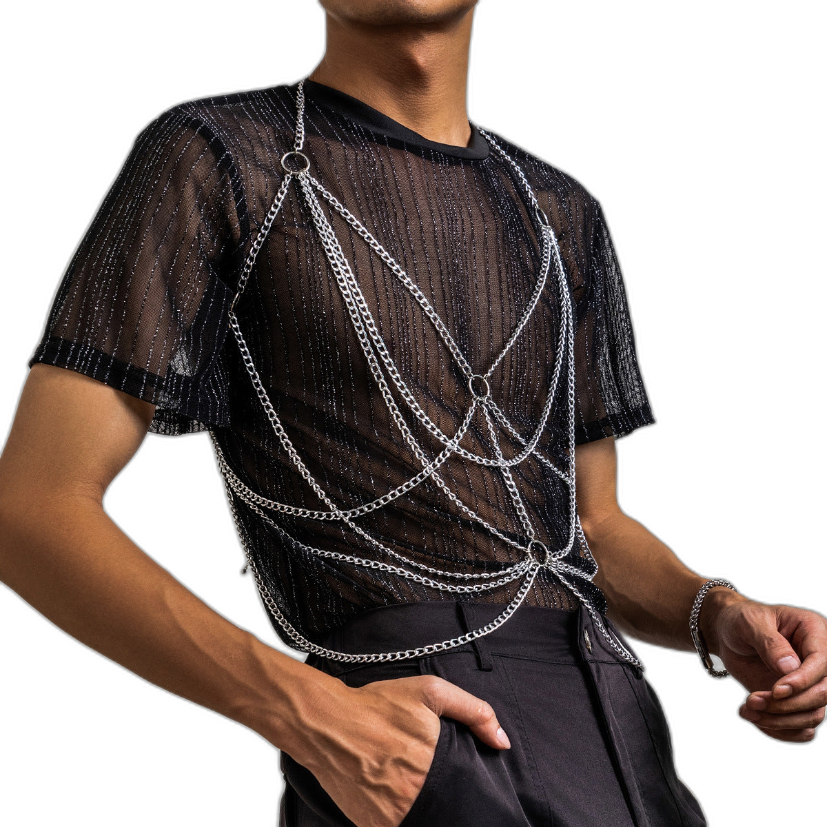Stainless Steel Chain Body Harness