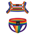 Jockmail Pride Warrior Rainbow Harness Set