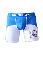 Men's Anti-Chafing Sports Boxer Briefs with Spacious Pouch