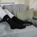 1 Pack Kids Indoor Thermal Slipper Socks with Grips (3 Sizes)