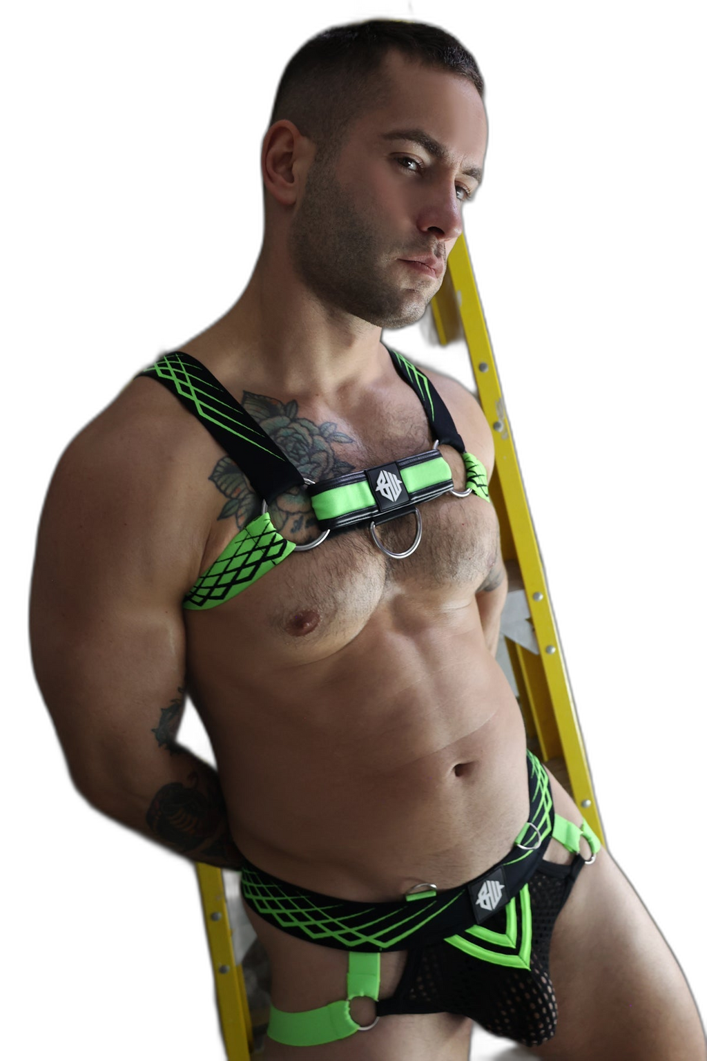 Breedwell Revolution Bulldog Harness Neon Green