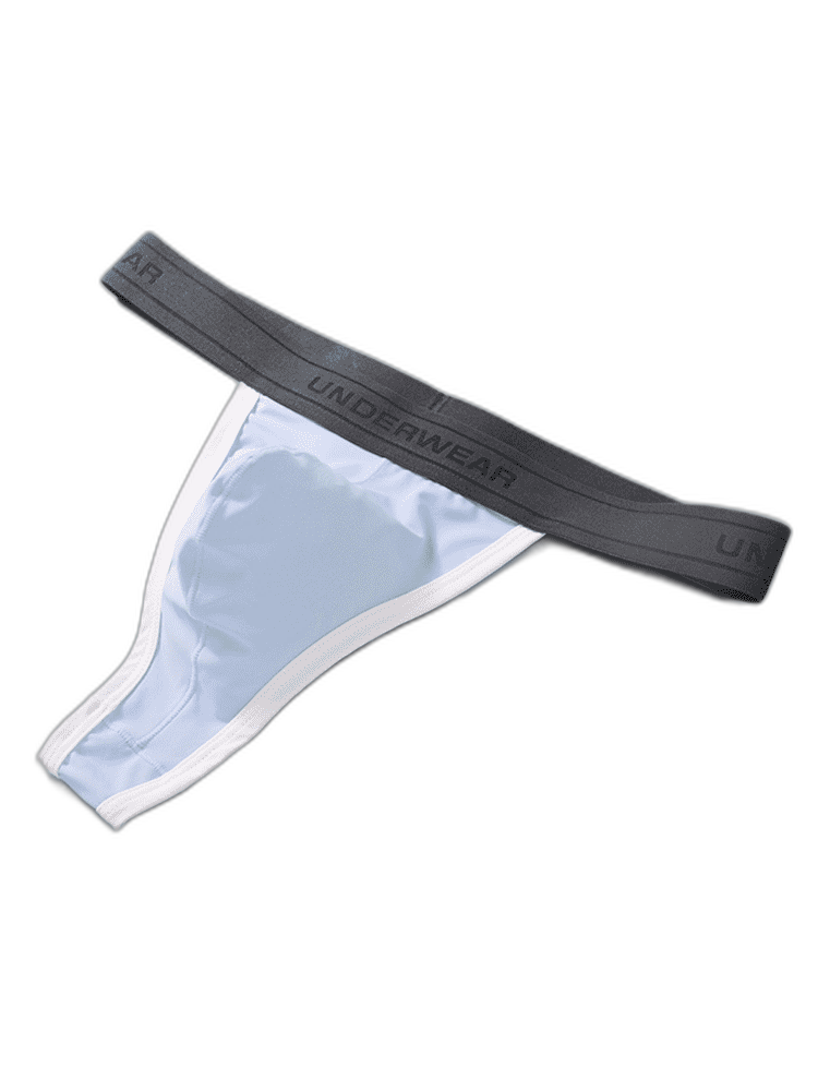 3 Pack Men's Contoured Pouch Ice Silk Thong