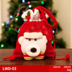 Christmas Gift Portable Brushed Gift Bag