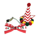 New Pet Christmas Ornament Hat Bow Tie