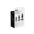 Prowler RED 3 Piece Anal Training Butt Plug Kit Black