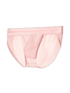 2 Pack Men's Ultra-Soft Ice Silk Quick-Dry Smooth Cooling Briefs