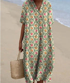 Women's Comfortable Loose Printed Long Dress