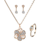 Heart Pendant Jewellery Set