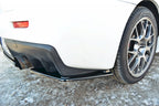 Maxton Design - REAR SIDE SPLITTERS MITSUBISHI LANCER EVO X (2007-2015)