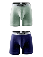 2 Pack Men’s Mesh Separate Pouch Boxers Briefs