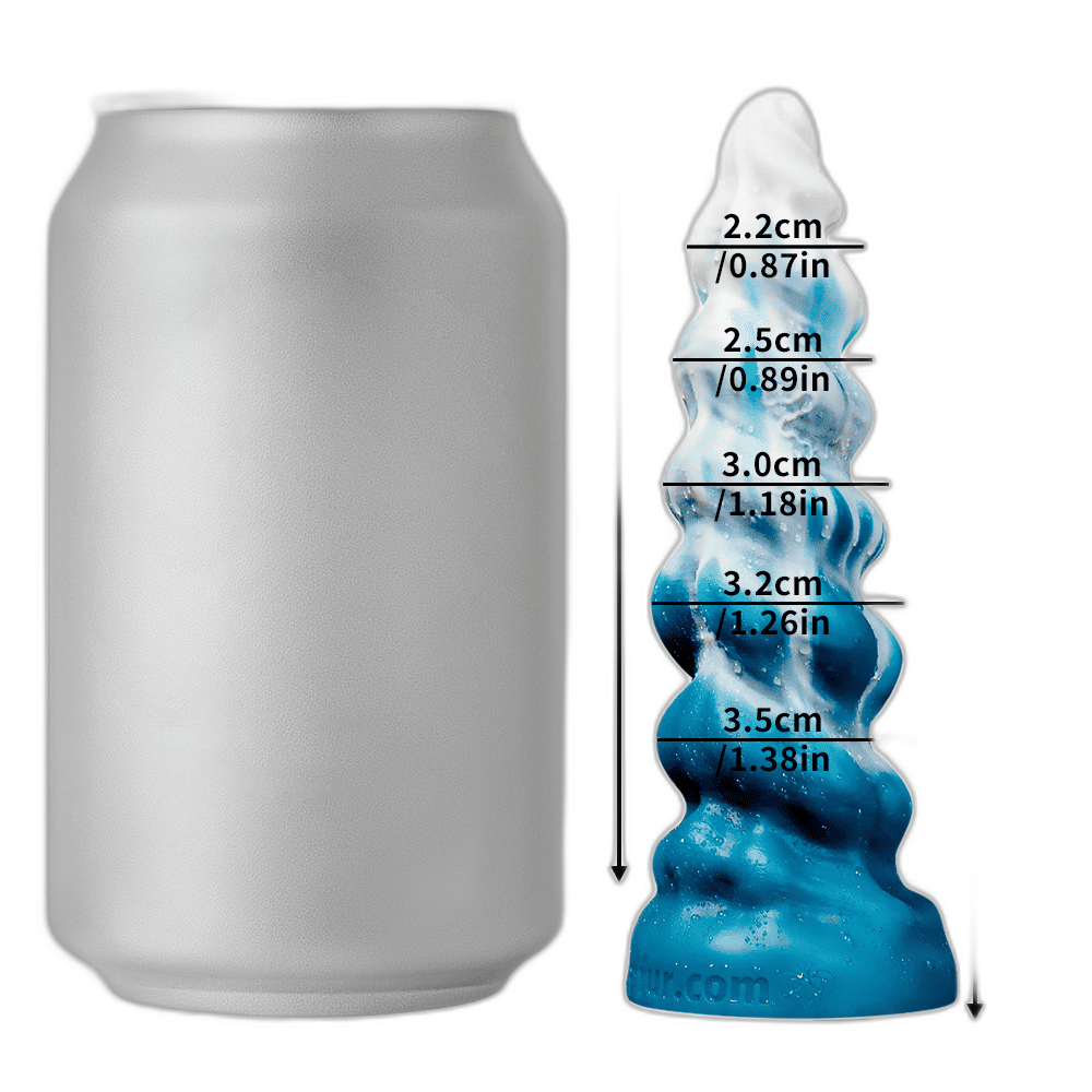 Conqueror - Fantasy Silicone Dildo - Alien Spiral Dildo - 5 Sizes