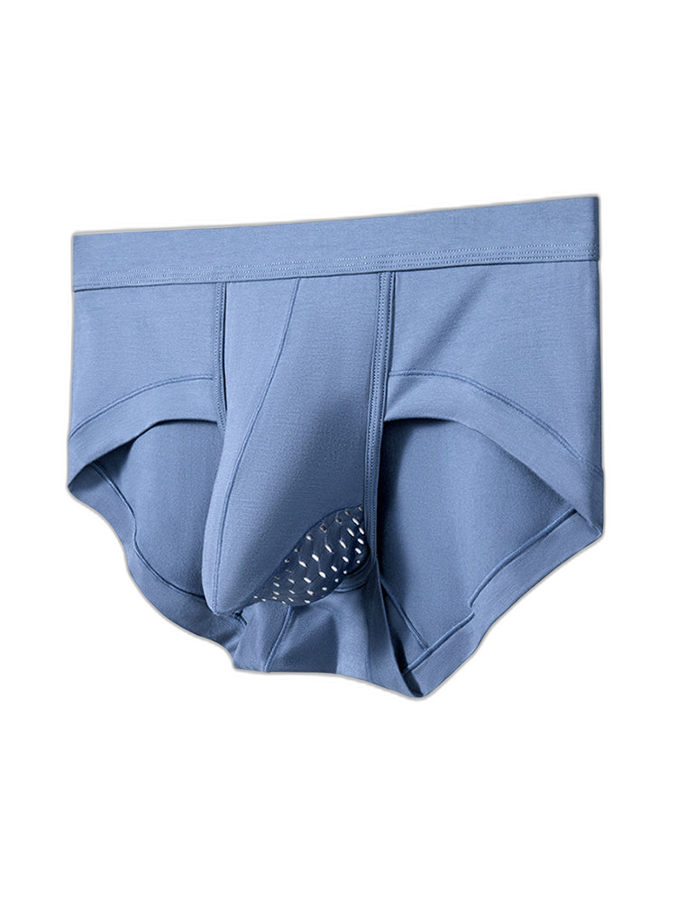 2 Pack Men's Breathable Pouch Separate Modal Briefs
