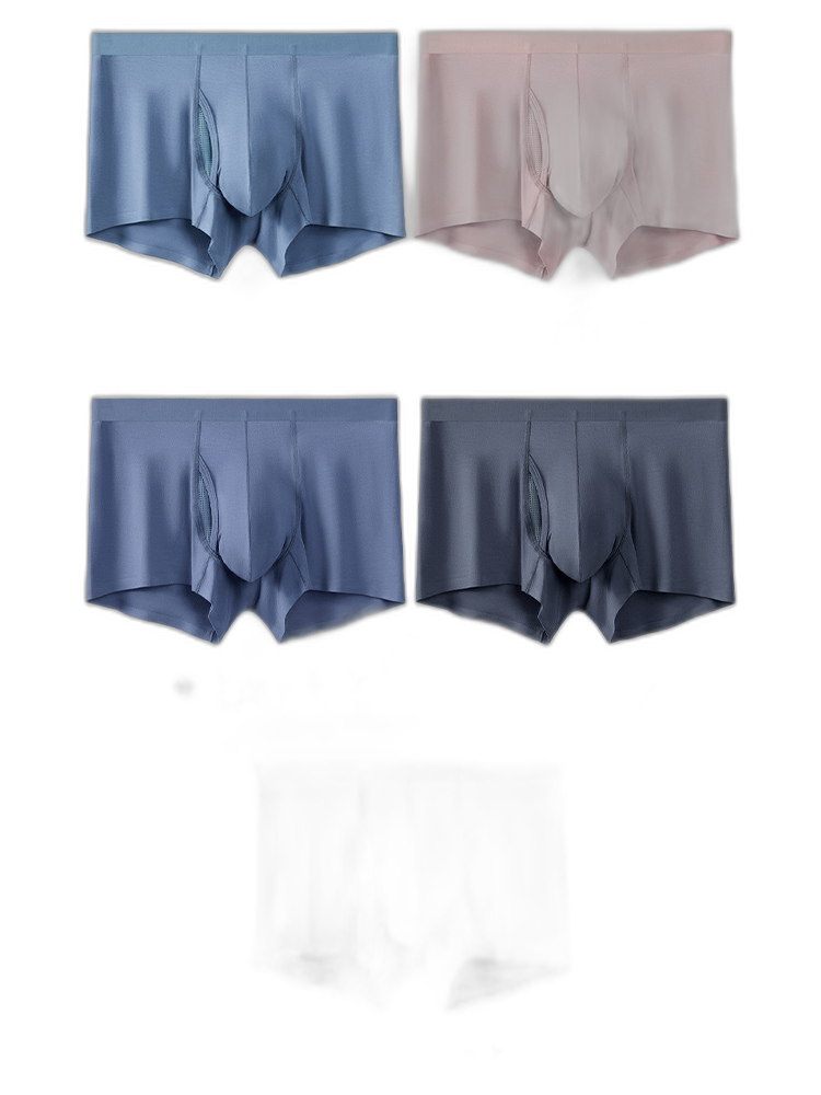3 Pack Separation Design Support Pouch Boxer Briefs