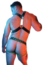 Breedwell Dickmatized Harness Neon Green