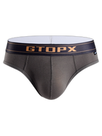 Men's Threaded Fabric U Convex Low-Rise Briefs